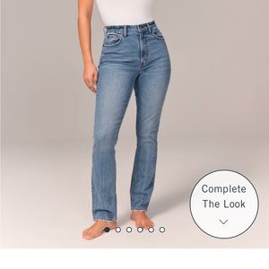 The 90’s Straight Ultra High Rise A&F Jeans